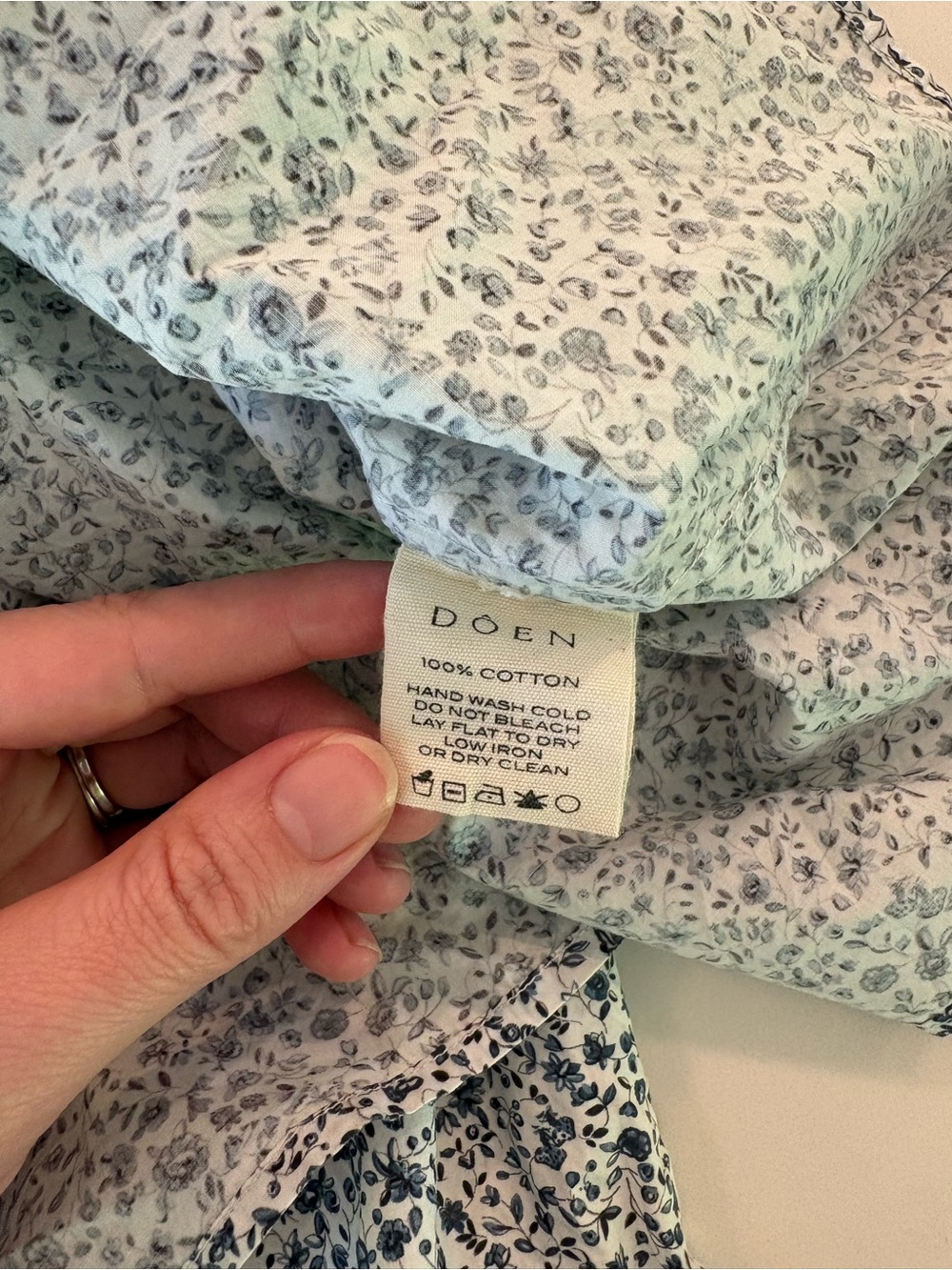 Doen Berkley Top - Navy Champignon Floral - Picture 6 of 8